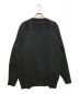 ATTACHMENT (アタッチメント) PE KNIT CREWNECK PULLOVER L/S/PEネックプルオーバー ブラック サイズ:3：5000円