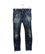 DSQUARED2ディースクエアード）の古着「ACQUA BUBBLE WASH SKATER JEAN/アクアバブルウォッシュスケータージーンズ」｜インディゴ