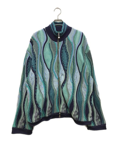 MAISON SPECIAL（メゾンスペシャル）MAISON SPECIAL (メイソン スペシャル) Blister Jacquard Prime-Over Drivers Knit/プリスタージャガードオーバープライムニット マルチカラー サイズ:01の古着・服飾アイテム