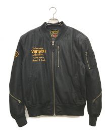 VANSON（バンソン）の古着「メッシュジャケット」｜ブラック