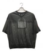 C.Eシーイー キャブエンプト）の古着「MESH V NECK TOP/メッシュVネックトップ」｜グレー