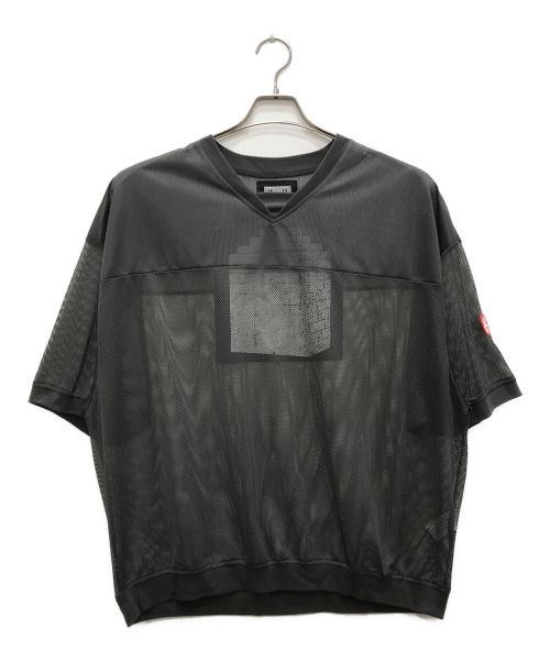 C.E（シーイー キャブエンプト）C.E (シーイー キャブエンプト) MESH V NECK TOP/メッシュVネックトップ グレー サイズ:XLの古着・服飾アイテム