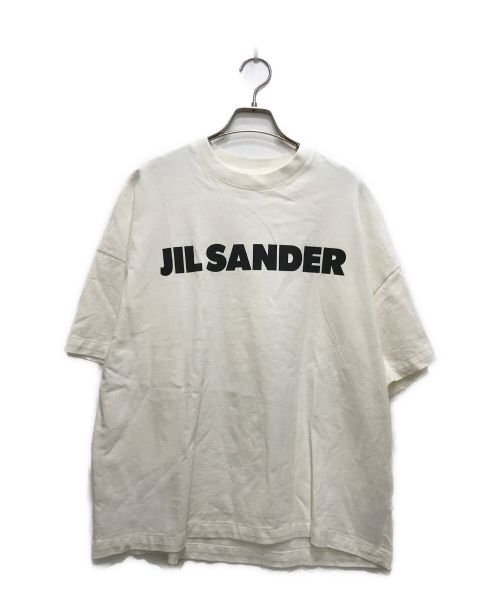 JIL SANDER（ジルサンダー）JIL SANDER (ジルサンダー) ロゴTシャツ ホワイト サイズ:Sの古着・服飾アイテム