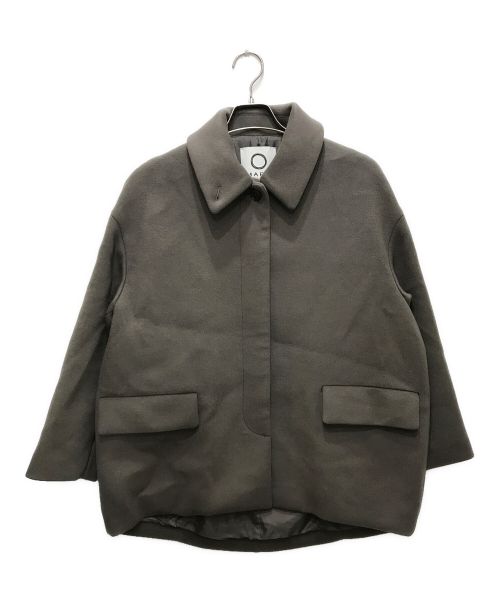 MARW UNITED ARROWS（マルゥ ユナイテッドアローズ）MARW UNITED ARROWS (マルゥ ユナイテッドアローズ) コクーンコート ブラウン サイズ:36の古着・服飾アイテム