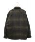 LEMAIRE (ルメール) Checked Wool Oversized Shirt/チェックドウールオーバーサイズシャツ グリーン×ネイビー サイズ:46：30000円