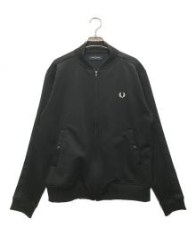 FRED PERRY（フレッドペリー）の古着「トリコットボンバージャケット」｜ブラック