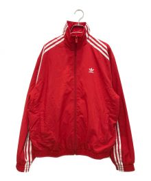 adidas（アディダス）の古着「トラックジャケット」｜ホワイト×レッド