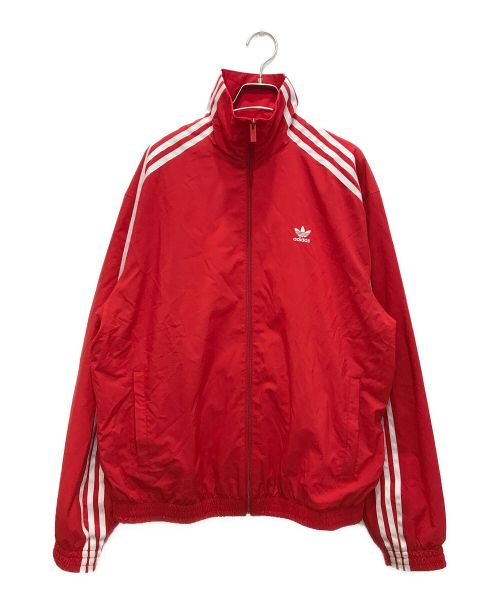 adidas（アディダス）adidas (アディダス) トラックジャケット ホワイト×レッド サイズ:XSの古着・服飾アイテム