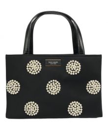 Kate Spade NEWYORK（ケイトスペードニューヨーク）の古着「サムパールショルダーバッグ」｜ブラック