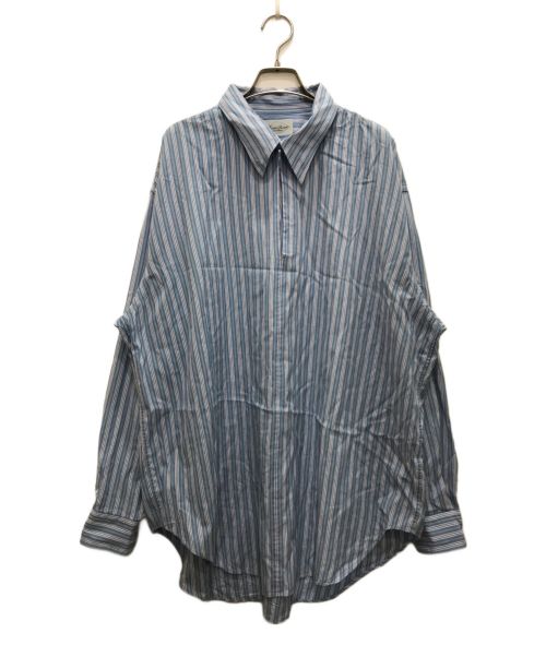 Marvine Pontiak Shirt Makers（マーヴィンポンティアックシャツメイカーズ）Marvine Pontiak Shirt Makers (マーヴィンポンティアックシャツメイカーズ) Skipper SH C/スキッパーシャツ スカイブルー サイズ:ONE SIZEの古着・服飾アイテム