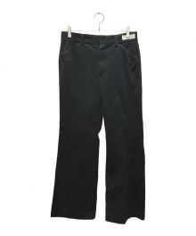 TANAKA（タナカ）の古着「COTTON FLARE TROUSERS/コットンフレアトラウザーズ/WISM別注」｜ブラック