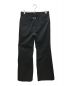 TANAKA (タナカ) COTTON FLARE TROUSERS/コットンフレアトラウザーズ/WISM別注 ブラック サイズ:29：13000円