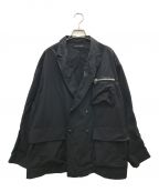 always out of stockオールウェイズ アウト オブ ストック）の古着「FATIGUE 2B W JACKET/ファティーグ ２B ダブルジャケット」｜ブラック