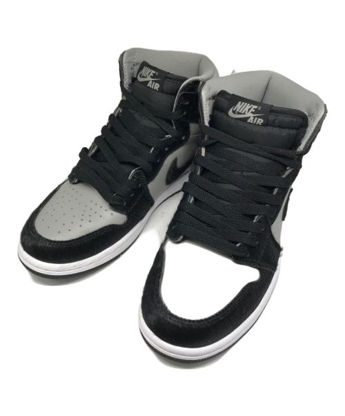 NIKE（ナイキ）NIKE (ナイキ) WMNS AIR JORDAN 1 RETRO HI OG/ウィメンズエアジョーダン１レトロハイOG ブラック サイズ:cm24/UK4.5/EUR38/BR36/CN240（2.5）の古着・服飾アイテム