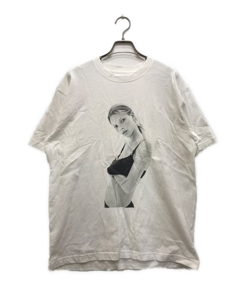 BIOTOP（ビオトープ）BIOTOP (ビオトープ) Kate Moss by David Sims Photo T-shirts/ケイトモスバイデイビッドシムズフォトTシャツ ホワイト サイズ:Lの古着・服飾アイテム