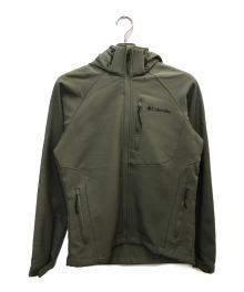 Columbia×WHITE MOUNTAINEERING（コロンビア×ホワイトマウンテ二アニング）の古着「カスケードリッジ2ソフトシェル」｜グリーン