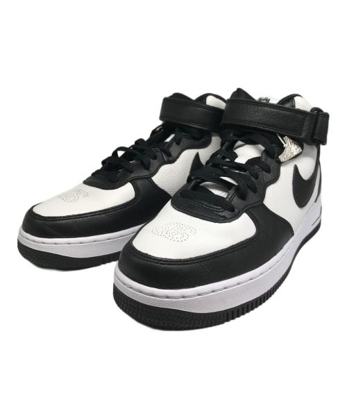 NIKE（ナイキ）NIKE (ナイキ) stussy (ステューシー) AIR FORCE 1 07 MID SP/エアフォース１ 07ミッドSP ホワイト×ブラック サイズ:cm26.5/UK7.5/EUR42/BR40/CN265（2.5）の古着・服飾アイテム