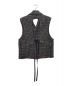 SUBLATIONS (サブレーションズ) GLITTERY TWEED HELI-CREW VEST/ツイードヘリクルーベスト ネイビー サイズ:FREE：23000円