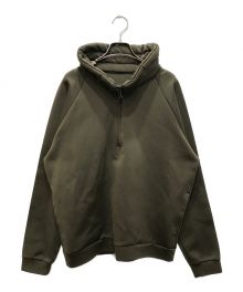 DESCENTE×ALWEL（デサント×オルウェル）の古着「PADDED HIGHCOLLAR HALFZIP/パデッドハイカラーハーフジップ」｜グリーン