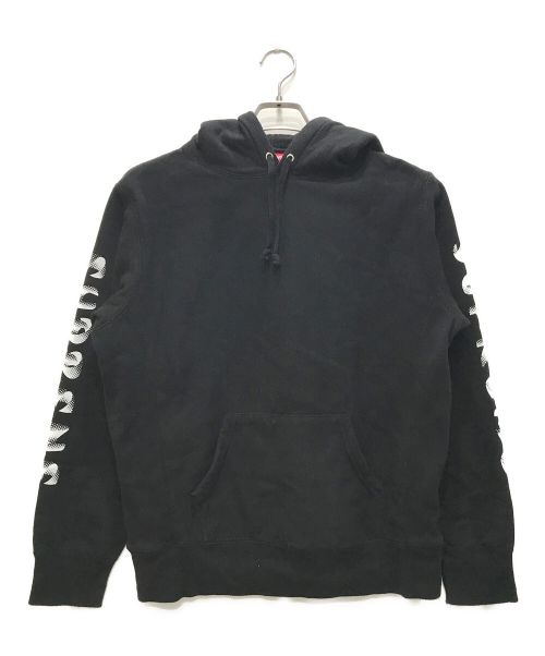 SUPREME（シュプリーム）SUPREME (シュプリーム) Gradient Sleeve Hooded Sweatshirt/グラディエントスリーブフーデッドスイートシャツ ブラック サイズ:Sの古着・服飾アイテム