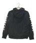 SUPREME (シュプリーム) Gradient Sleeve Hooded Sweatshirt/グラディエントスリーブフーデッドスイートシャツ ブラック サイズ:S：9000円