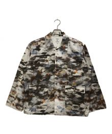 South2 West8（サウスツー ウエストエイト）の古着「Hunting Shirt - Cotton Back Sateen / Painting Pt./ハンティングシャツ」｜マルチカラー