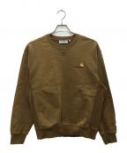 CarHartt×WACKO MARIAカーハート×ワコマリア）の古着「コラボスウェット」｜ブラウン