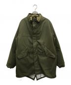 HOUSTONヒューストン）の古着「3WAY THINSULATE M-65 PARKA/スリーウェイシンサレートエム65パーカー」｜カーキ