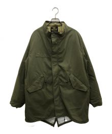 HOUSTON（ヒューストン）の古着「3WAY THINSULATE M-65 PARKA/スリーウェイシンサレートエム65パーカー」｜カーキ