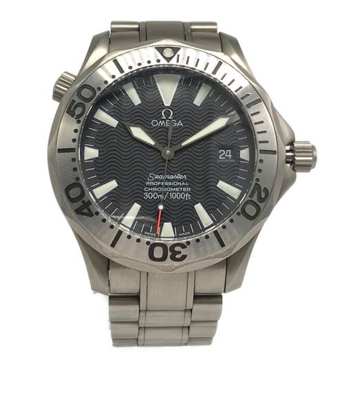 OMEGA（オメガ）OMEGA (オメガ) Seamaster300MQUARTZ/シーマスター300M/2231.50 ブラックの古着・服飾アイテム