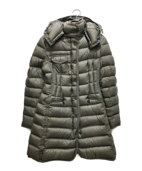 MONCLER（モンクレール）MONCLER (モンクレール) HERMINE ダウンコート/エルミンヌ ダウンコート グレーの古着・服飾アイテム