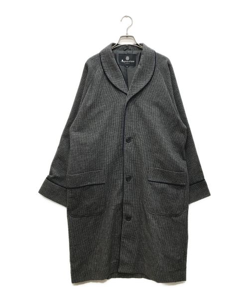 Aquascutum（アクアスキュータム）Aquascutum (アクアスキュータム) ウールコート グレー サイズ:LARGEの古着・服飾アイテム