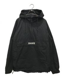 700FILL（セブンハンドレッドフィル）の古着「Payment Logo Pullover/ペイメントロゴプルオーバー」｜ブラック