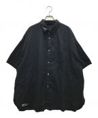 FreshServiceフレッシュサービス）の古着「CORPORATE UNIFORM S/S SHIRT/コーポレーションユニフォーム エス/エス シャツ」｜ブラック