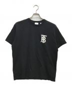 BURBERRYバーバリー）の古着「TBロゴTシャツ」｜ブラック