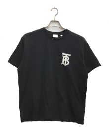 BURBERRY（バーバリー）の古着「TBロゴTシャツ」｜ブラック