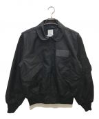 HOUSTONヒューストン）の古着「FLIGHT JACKET/CWU-36P フライトジャケット」｜ブラック