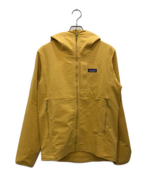 Patagonia（パタゴニア）Patagonia (パタゴニア) R1テックフェイスフーディー イエロー サイズ:Sの古着・服飾アイテム