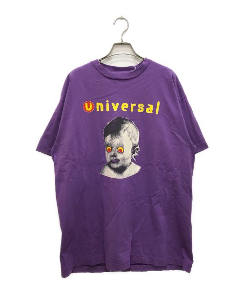 SAINT MICHAEL（セントマイケル）SAINT MICHAEL (セントマイケル) SS TEE UNIVERSAL/エスエス ティー ユニバーサル パープル サイズ:Ｌの古着・服飾アイテム