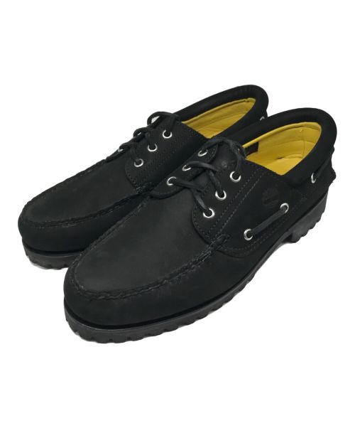 Timberland（ティンバーランド）Timberland (ティンバーランド) 3-EYELET CLASSIC RUGSOLE/デッキシューズ ブラック サイズ:27.5cm/US9.5/UK8.5/EUR43/BR41/CN275(2.5)の古着・服飾アイテム