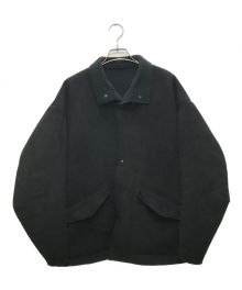 N.HOOLYWOOD（エヌ ハリウッド）の古着「REVERSIBLE STAND COLLAR BLOUSON/リバーシブルスタンドカラーブルゾン」｜ブラック