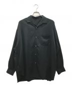 FreshServiceフレッシュサービス）の古着「COOLFIBER OPEN COLLAR L/S SHIRT/クールファイバーオープンカラーL/Sシャツ」｜ブラック