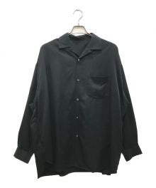 FreshService（フレッシュサービス）の古着「COOLFIBER OPEN COLLAR L/S SHIRT/クールファイバーオープンカラーL/Sシャツ」｜ブラック