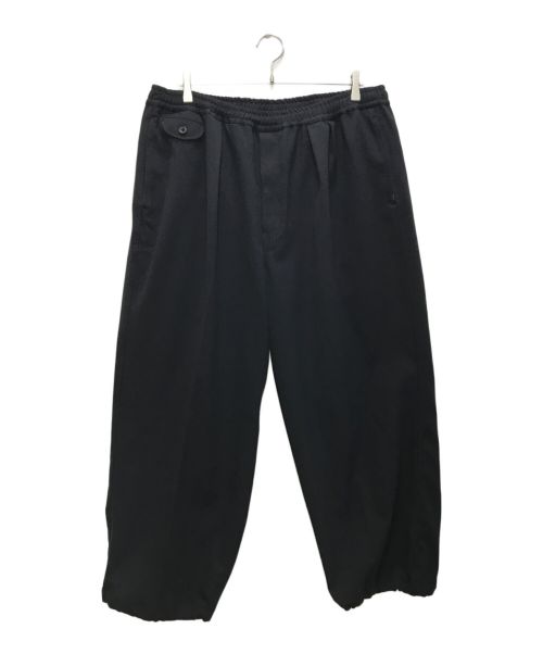 DAIWA PIER39（ダイワ ピア39）DAIWA PIER39 (ダイワ ピア39) TECH WIDE EASY 2P TROUSERS FLANNEL/テックワイドイージー2Pトラウザーズフランネル ブラック サイズ:Lの古着・服飾アイテム