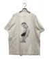 BIOTOP（ビオトープ）の古着「Kate Moss by David Sims Photo T-shirts/ケイトモスバイデイビットシムズフォト ティー」｜ホワイト