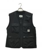 Carhartt WIPカーハート ワークインプログレス）の古着「エルムウッドベスト/ELMWOOD VEST」｜ブラック