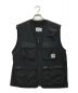 Carhartt WIP（カーハート ワークインプログレス）の古着「エルムウッドベスト/ELMWOOD VEST」｜ブラック