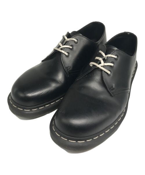 Dr.Martens（ドクターマーチン）Dr.Martens (ドクターマーチン) ホワイトステッチ3ホールシューズ ブラック サイズ:UK11/EU46/USM12の古着・服飾アイテム