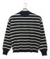 L'appartement（アパルトモン）の古着「Mockneck Border Knit/モックネックボーダーニット」｜ネイビー