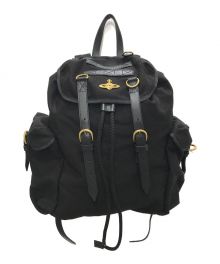 Vivienne Westwood（ヴィヴィアンウエストウッド）の古着「HIGHLAND BACKPACK/ハイランド バックパック」｜ブラック